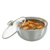Borosil Insulated Curry Server Bowl | 1.5 Litres | Stainless Steel | Silver