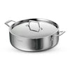 Tramontina Aeion TriPly 30cm 6.2 Liter Stainless Steel Biryani Pot With Heavy Lid 3Kg Rice Lagan Handi