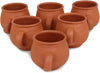 KSI Handcrafted Mitti Clay Tea Cups Set of 6