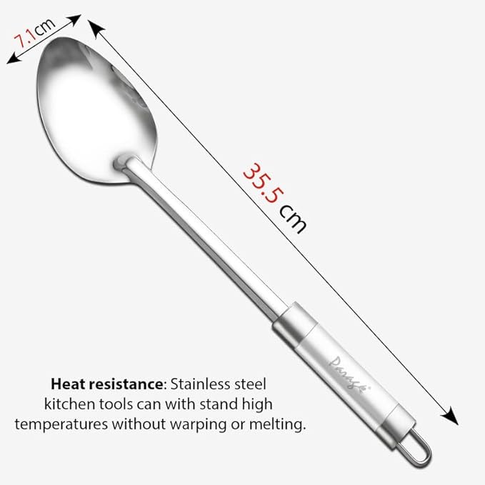 Parage 1 Pieces Stainless Steel Kitchen Tools for Home & Kitchen Basting Spoon/Pan 35.5 cms