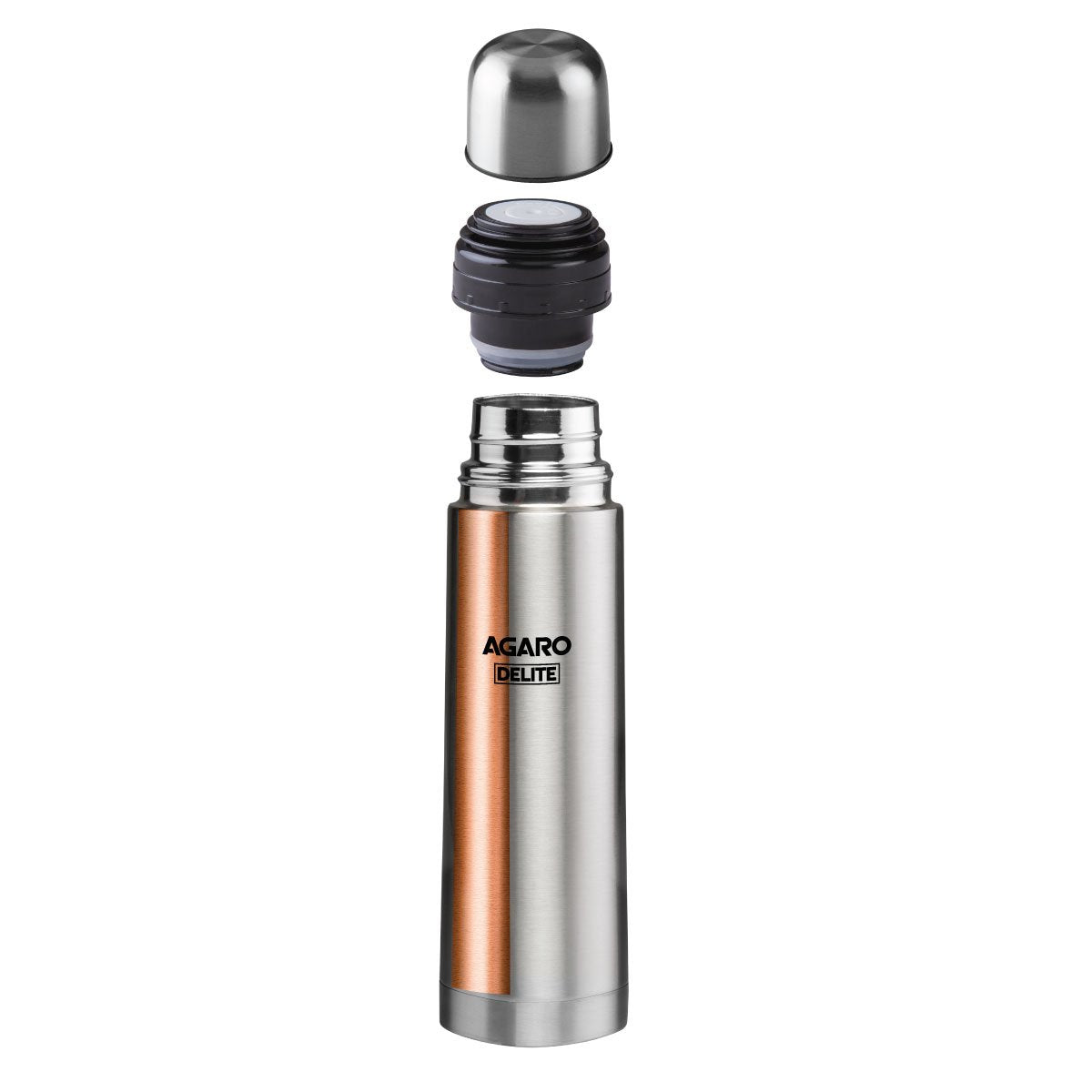 Agaro Delight Stainless Steel Vacuum Flask | 500ML | Hot & Cold Up to 24 Hours