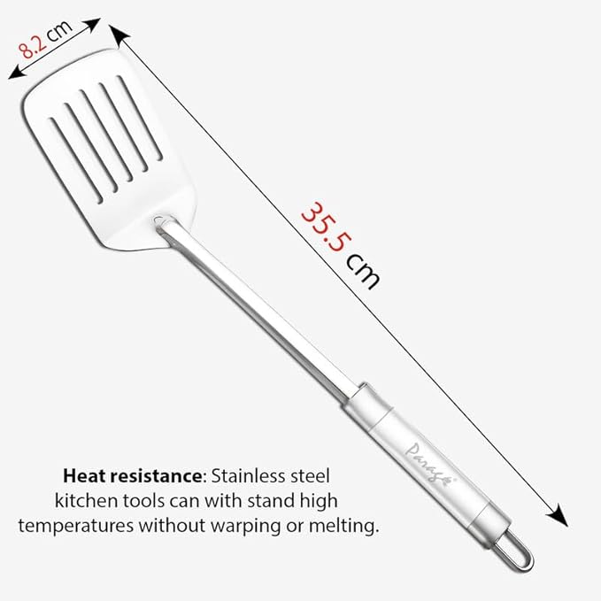 Parage 1 Pieces Stainless Steel Kitchen Tools for Home & Kitchen Silver SL Turner 35.5 cms