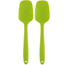 P-Plus International Heat-Resistant Baking Set Spoon Set & Spatulas for nonstick Set Green Set of 2