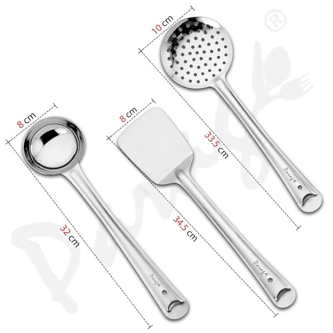 Parage 3 Pieces Stainless Steel Kitchen Tools Set for Cooking