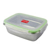 Hazel Stainless Steel Containers for Storage with Transparent Lid for Kitchen Storage 1600 Ml