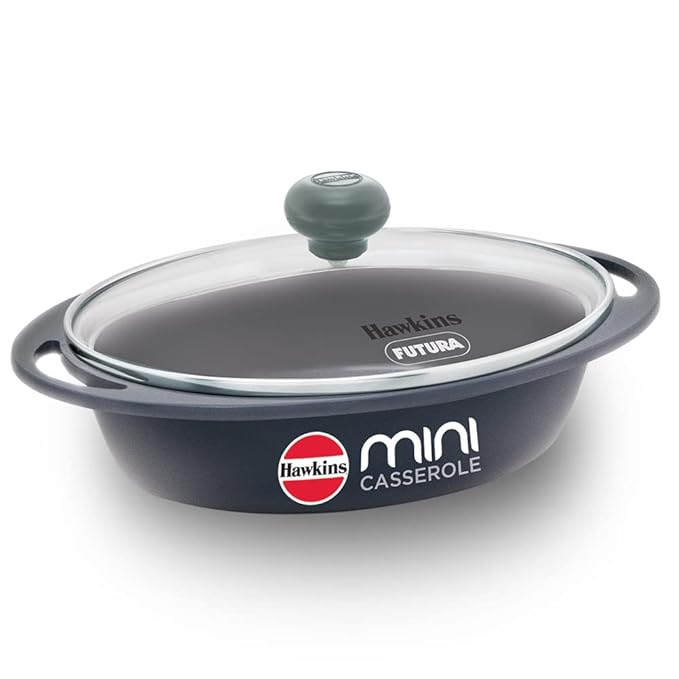 Hawkins 0.75 Litre Mini Casserole with Glass Lid