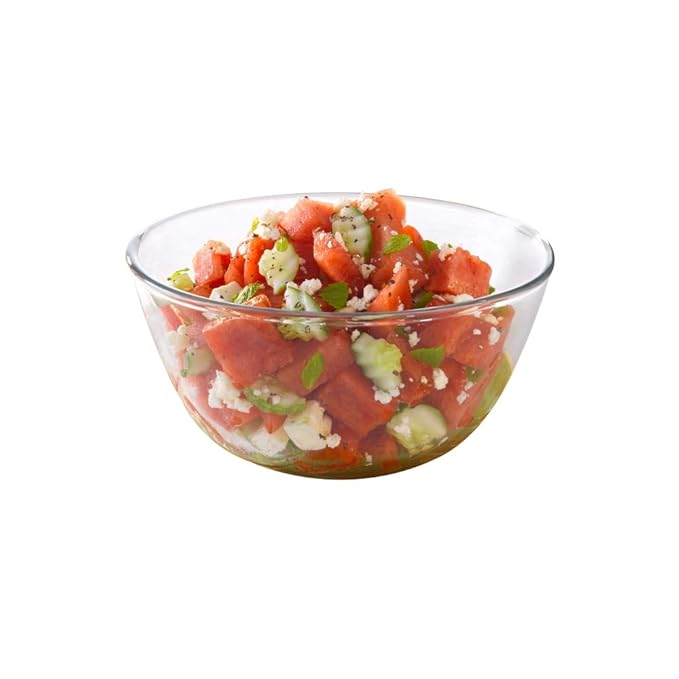 Borosil Tuff Borosilicate Glass Mixing Bowl | 500 ml | Oven and Microwave Safe