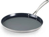 Tramontina Fusao Healthy Triply Ceramic 28Cm Dosa Tawa 4Mm Thick Non Toxic Uttapam Silver