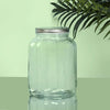 Anko 3L Fluted Glass Jar for Kitchen Storage | Airtight | Tin Lid | Clear
