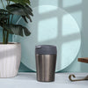 Anko Insulated Travel Mug 365 ML | BPA Free, Leak Proof Flip Lid | Double Wall | Grey