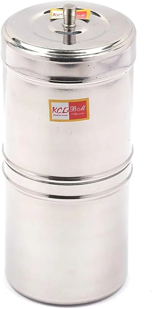 KCL Stainless Steel Filter Coffee Maker South Indian Style Kaapi Drip ...