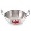 Hazel 4 mm Aluminium Kadhai Kadai Karahi Vessels for Cooking Deep Frying Kadai