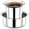 Dibha Traditional Stainless Steel Dabara South Indian Coffee Glass Set