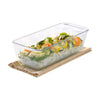 Borosil Glass Loaf Dish Pan | 1.2 Litres | Transparent