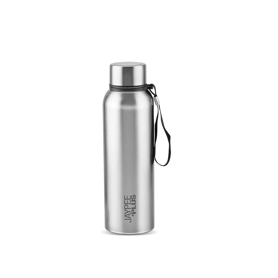 Jaypee Plus Vogue Stainless Steel Double Wall Thermosteel 650 ml Water Bottle ISI Certified Vaccum Insulated 24 hr Hot and Cold Water Bottle|Anti Skid Leakproof Bottle Office, Gym,Trekking,Matt