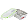 Hazel Stainless Steel Air Tight Container for Storage with Transparent Lid  620 ml Microwave