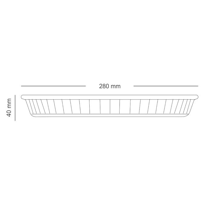 Borosil Glass Fluted Dish | Transparent | Standard | Set of 1 | 1.5 Liter