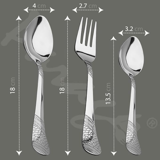 Parage 18 Pieces Premium Stainless Steel Cutlery Set Imperial Design