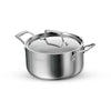 Tramontina Aeion Triply 20 cm 3.1L Stainless Steel Biryani Handi With Lid 1Kg Rice Stewpot Saucepot