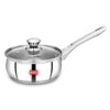 Avias Inox Ib Saucepan 18 Cm Stainless Steel Saucepan With Glass Lid Tea Pan