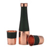 La Coppera Choice Copper Bottle Green and Glass Set