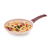Wonderchef Duralife Die-cast 24 cm Fry Pan | 5 Layer Healthy Duramax Non-Stick Coating | Soft Touch Handle