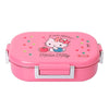 Jaypee Missteel Hello Kitty Lunch Box Plastic with Inner Stainless Steel Lunch Box for Kids 650 ml Pink