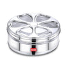 Avias Stainless Steel Spice Box Masala Dabba for Kitchen Anjarai Petti for Kitchen Masala Box Medium