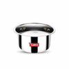 Camro Tripro Triply Artisian Tope with lid 14 No 2.7 Liters Capacity Cauldron Tope Handi