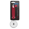 Tramontina Utilita Stainless Steel Pizza Cutter Red Polypropylene Handle Ideal for Slicing Pizza