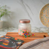 Femora Kitchen Storage Jars Frosted Glass Jar With Steel Lid Air Tight Jar | 700 Ml | Pack of 1 | Golden Lid