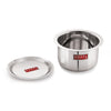 Hazel Induction Base Tope 22.5 cm with 3300 ml Capacity Stainless Steel Induction Bottom