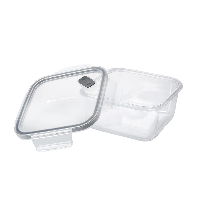 MasterClass Recycled Eco Snap Food Storage Container For thinKitchen Removable Divider - 300 gms