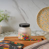 Femora Kitchen Storage Jars Frosted Glass Jar With Steel Lid Air Tight Jar | 700 Ml | Pack of 1 | Black Lid