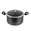 Impex IBP6 6L Non-Stick Biryani Pot with RIB Granite Coating Induction Friendly Aluminium