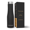 Frenchware Water Bottle 1 Litre, Stainless Steel, Premium SS 304, Shadow Black | Easy-to-Clean