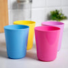 Anko Set of 4: Colorful Glass Tumblers - Designer Reusable Mugs | 250mL | Yellow, Pink, Purple, Blue