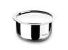 Crystal TriPro -Triply Stainless Steel Tope with Lid - 24 cm Induction Bottom - 1900 gms