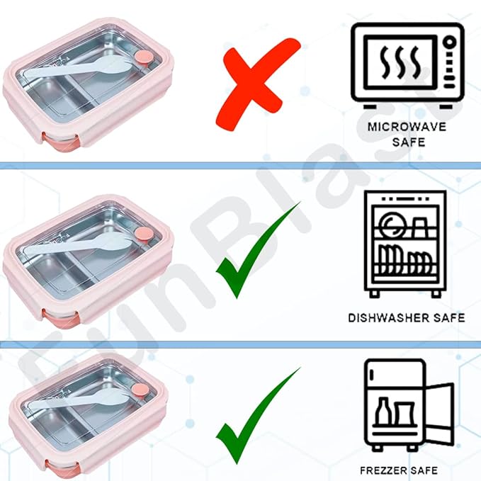 FunBlast Lunch Box for School Kids Compartment Lunch Box Tiffin Box for School