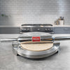 Malti Kitchenware Heavy Duty Metal chakla belan Set Rolling Board & Rolling Pin Set