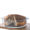 Borosil Glass Cake Dish | 1.2 Litres | Transparent