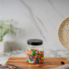 Femora Kitchen Storage Jars Clear Glass Jar With Steel Lid Air Tight Jar | 700 Ml | Pack of 1 | Black Lid