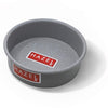 Hazel Cake Mould Non Stick Mold Heavy Gauge Round 1/2kg Aluminized Steel 500 gms Pan Grey