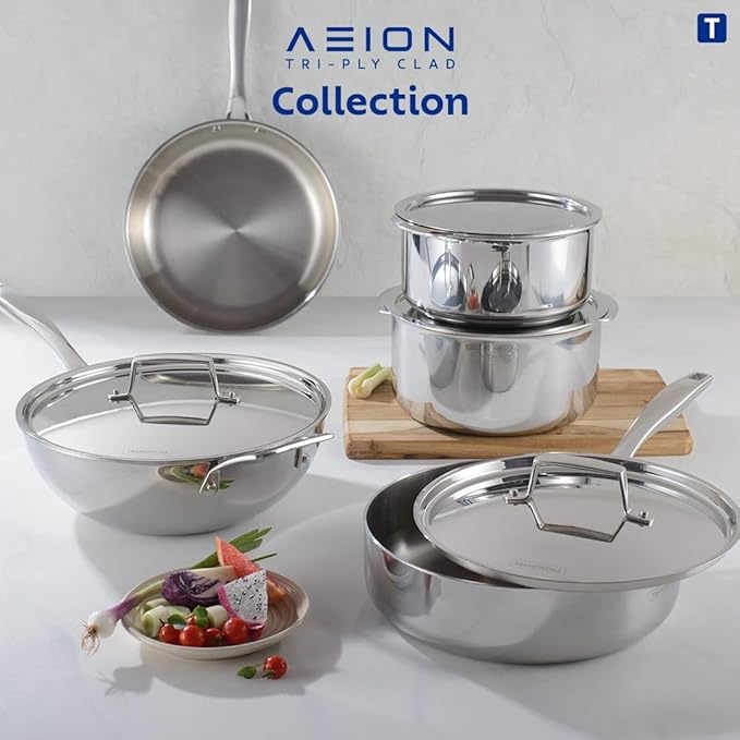 Tramontina Aeion Triply 26cm Fry Pan with SS 304 Lid