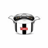 Camro Triply Artisian Serving Pot with Lid 14 No 2.9 Liters Induction Friendly Dishwasher Safe