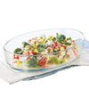 Borosil Oval Baking Dish | 700 Ml | Transparent