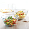 Borosil Glass Serving & Mixing Bowls | Oven & Microwave Safe Bowls | Set of 2