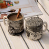 Ellementry Carbon Ceramic Mug Set of 2 (150 ML)