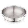 Allo Triply Stainless Steel Tasla Ideal Tasla for Curry Stir-Fry Deep-Fry 22cm 2 litres Kadhai