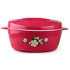 Cello Roti Plus Insulated Stainless Steel Casserole with Lid 2000ml Pink Hot Pot Box